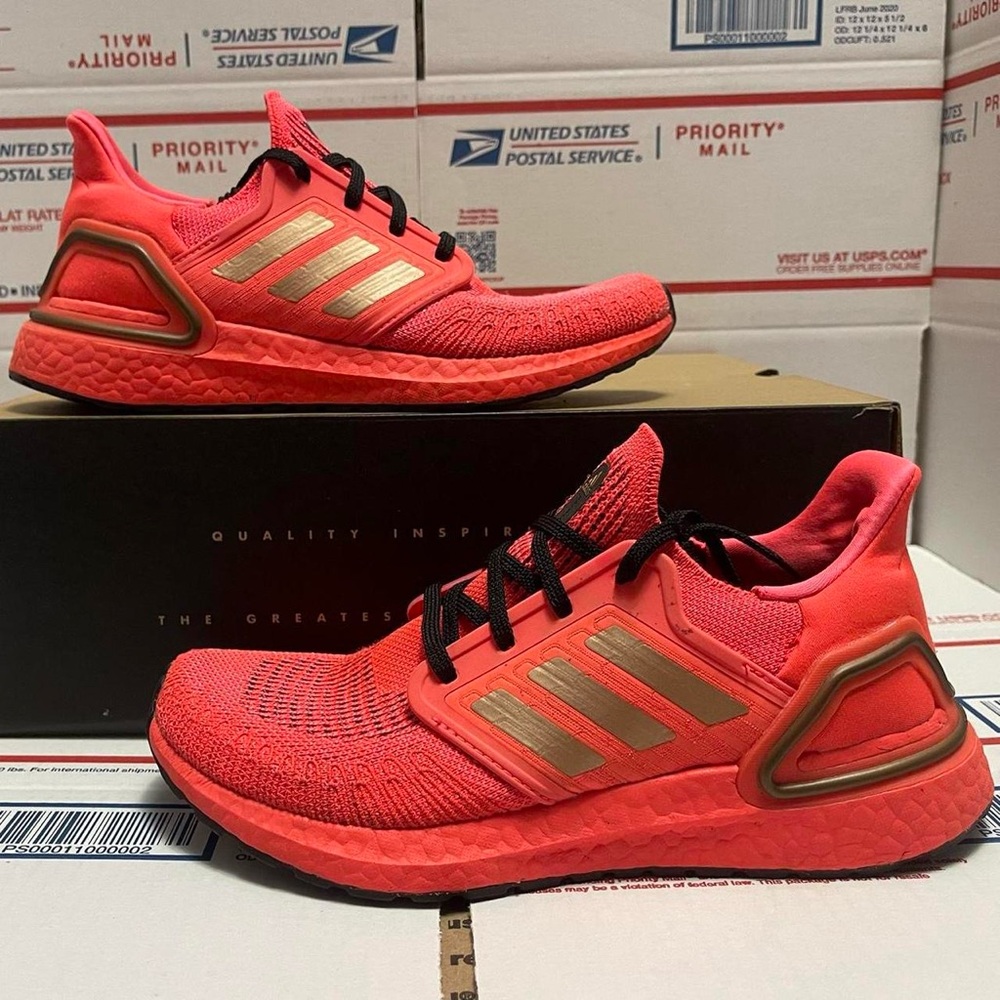 Adidas Women’s Ultraboost 20 Signal Pink Outdoor Running Activewear shoe FW8726
